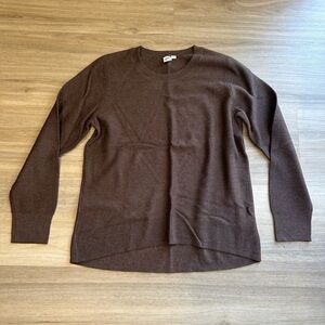 GAP Chocolate Brown Knit Pullover size M